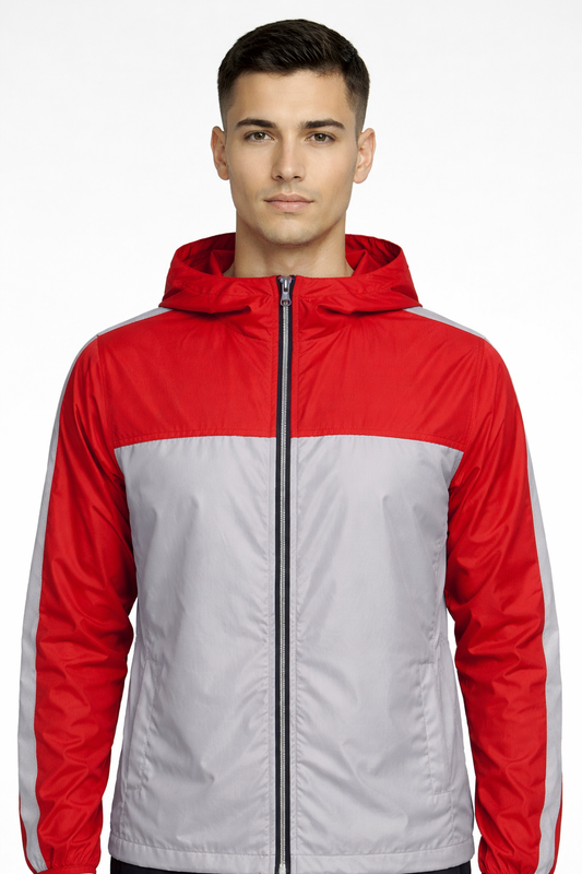 Chaqueta reflectiva combinada (rojo)