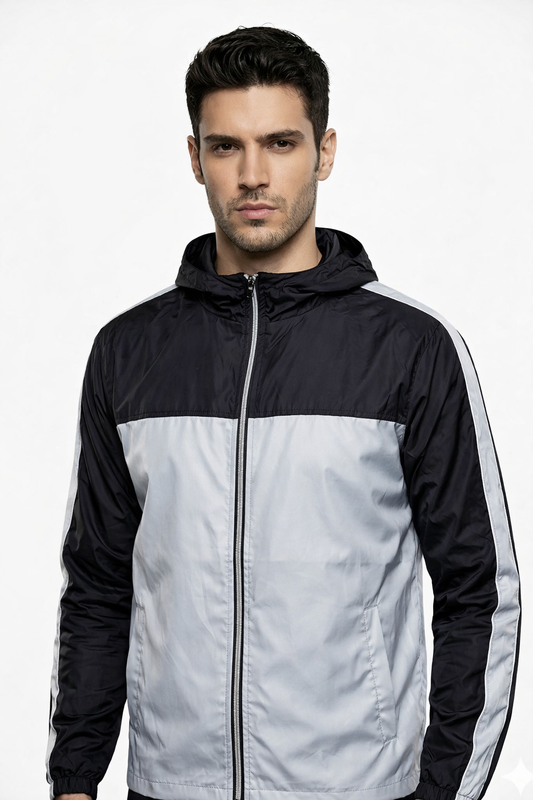 Chaqueta reflectiva combinada (NEGRO)