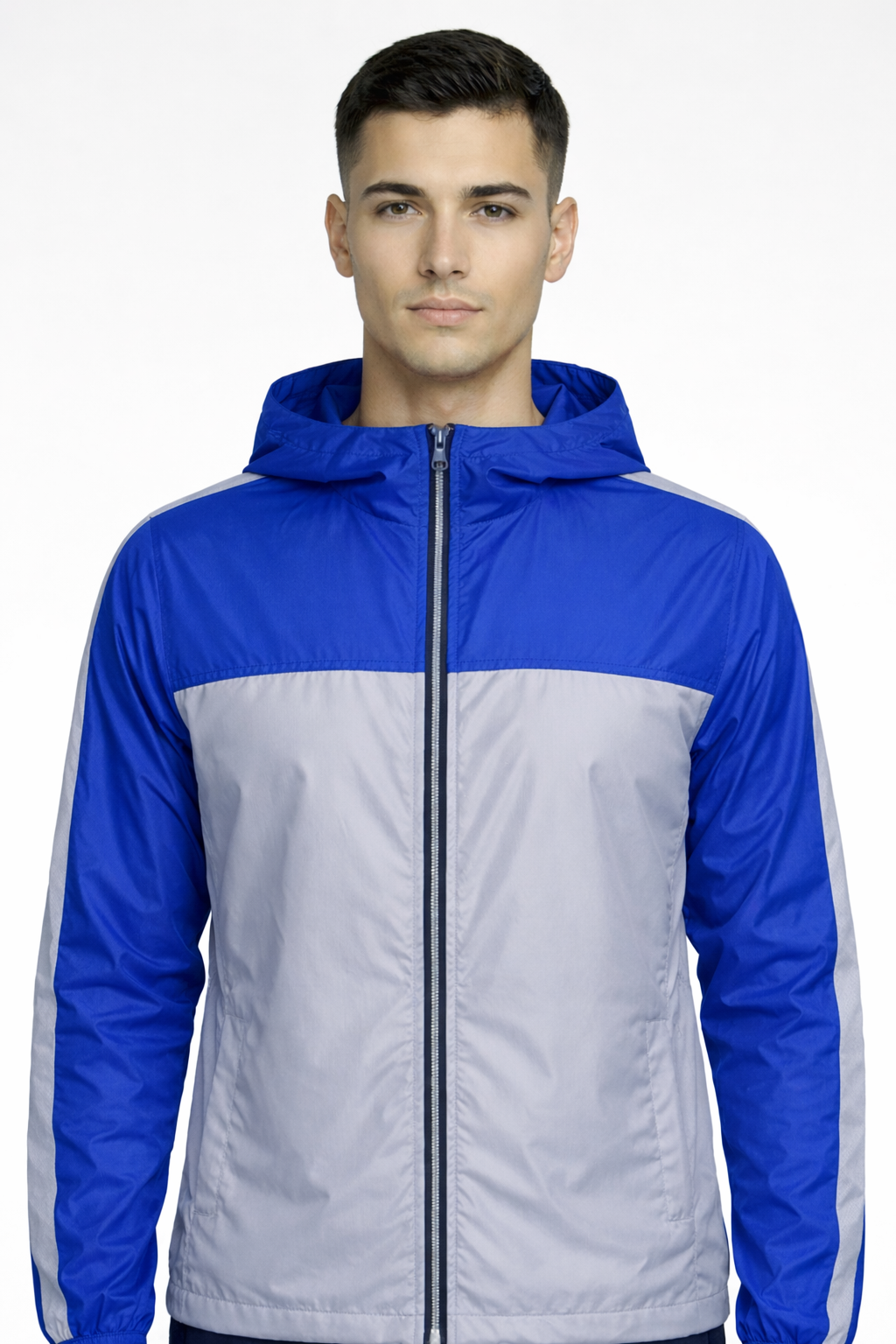 Chaqueta reflectiva combinada (azul rey)