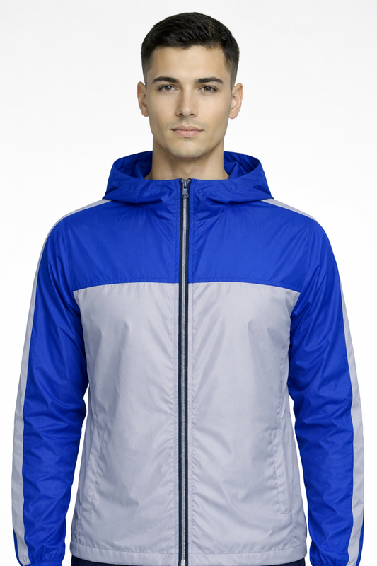 Chaqueta reflectiva combinada (azul rey)