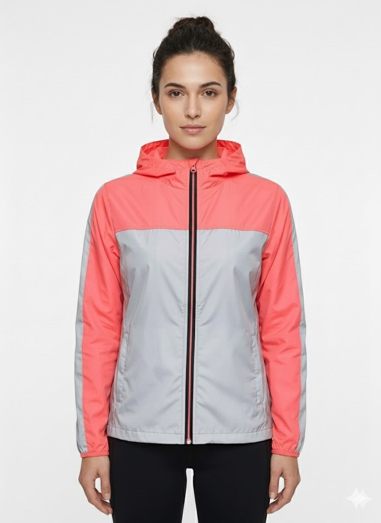 Chaqueta reflectiva combinada (fuccia)