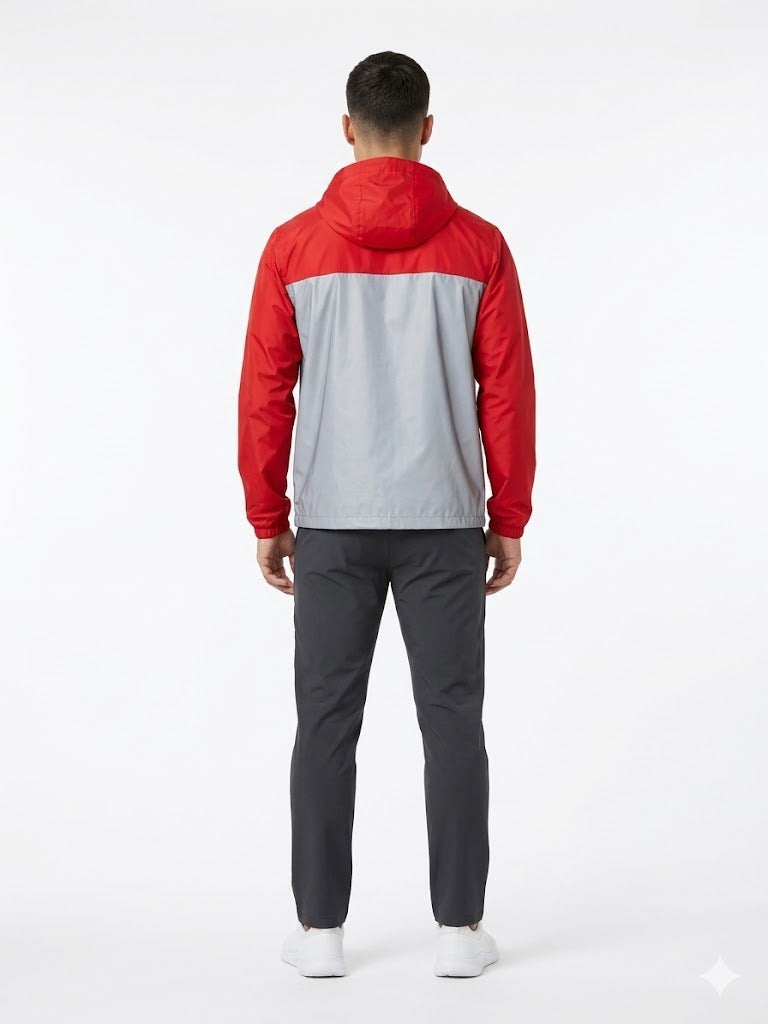 Chaqueta reflectiva combinada (rojo)