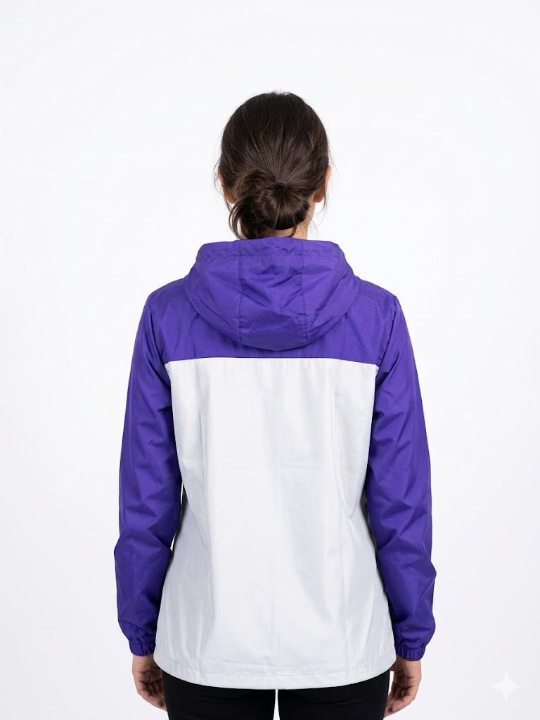 Chaqueta reflectiva combinada (morado)